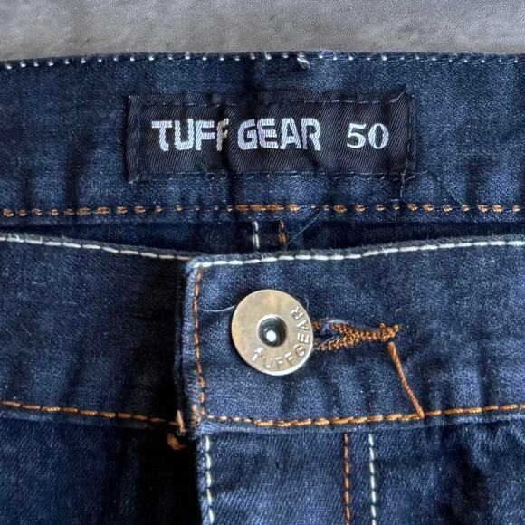 Vintage Y2K Southpole Style Tuff Gear Embroidered Baggy Denim Jeans - Picture 4 of 4